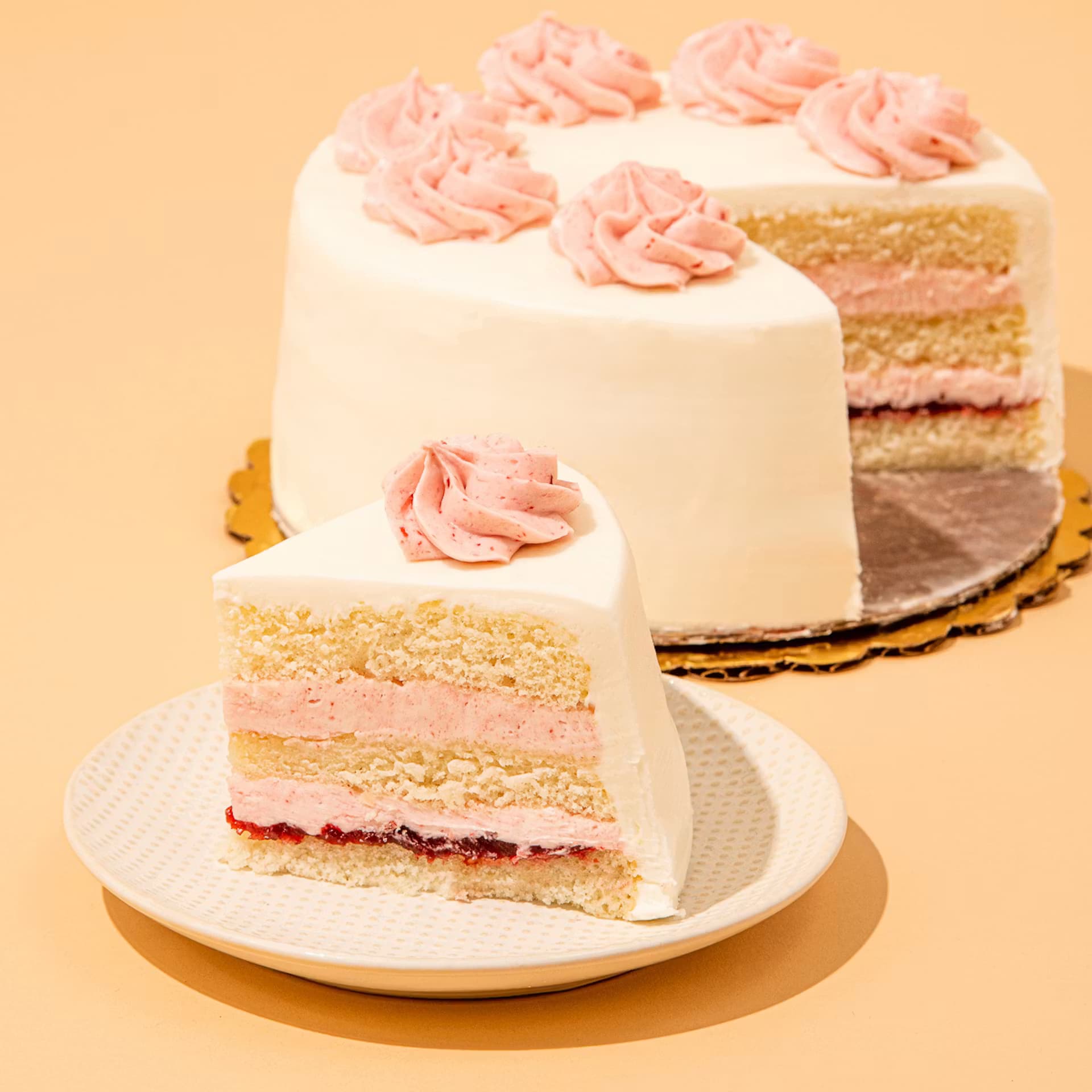 Celebration Layer Cake — Rose & Vanilla
