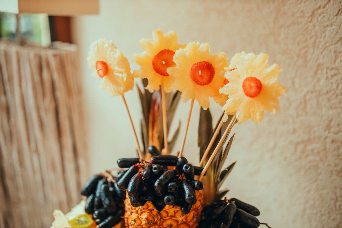 Pineapple Flowers & Midnight Grapes