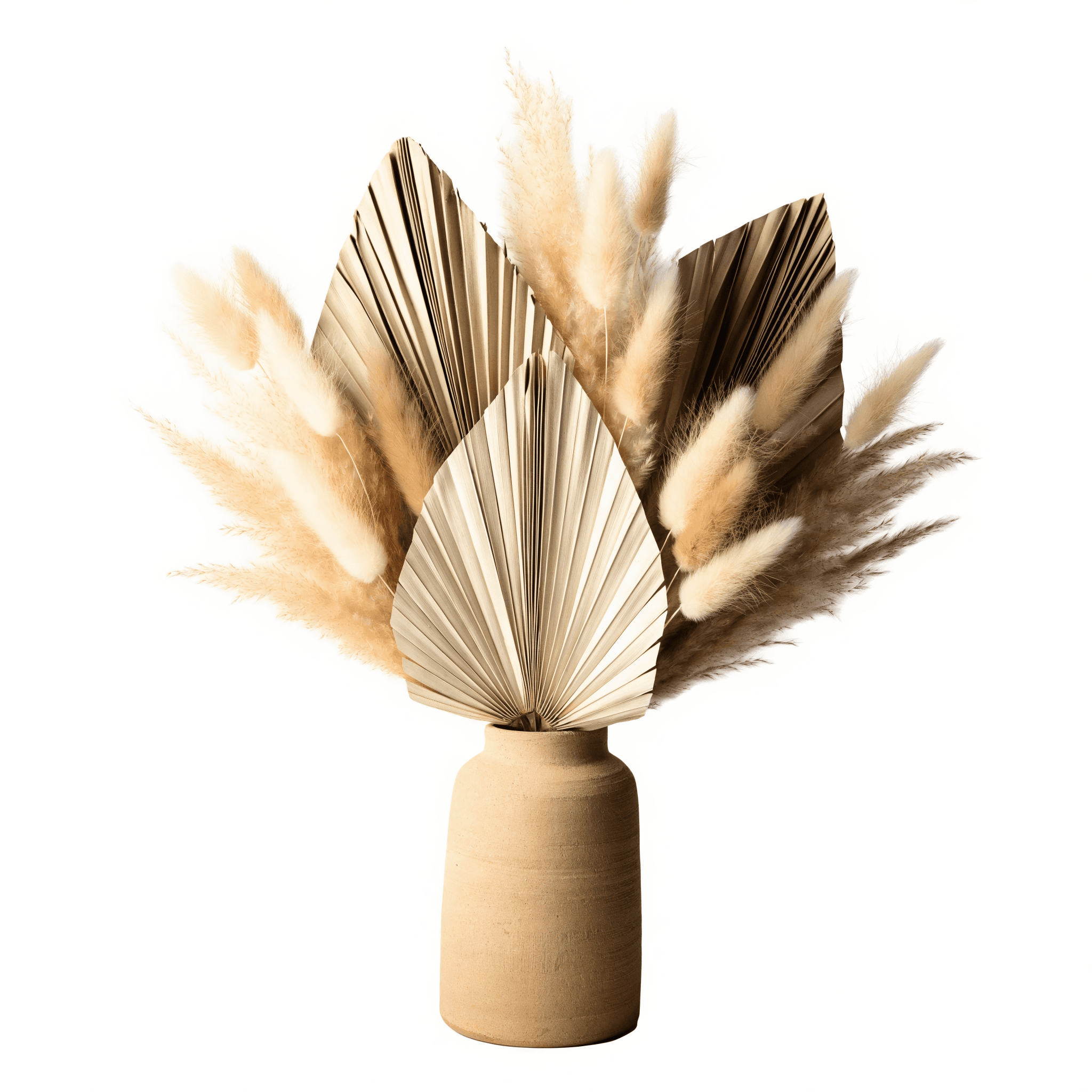 Dried Palm & Pampas Arrangement